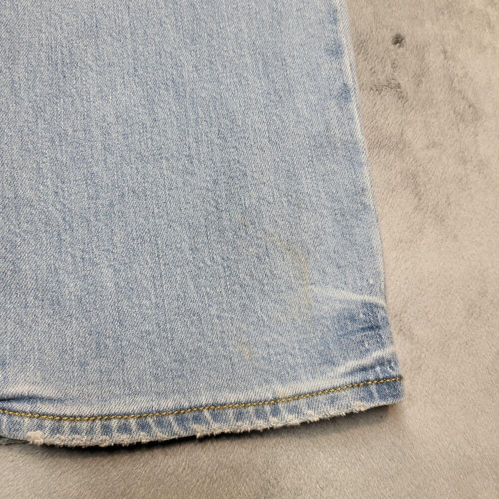 Old‎ Navy Jeans Mens 38x30 Blue Light Wash Straight Denim Stretch Pockets - Picture 6 of 11